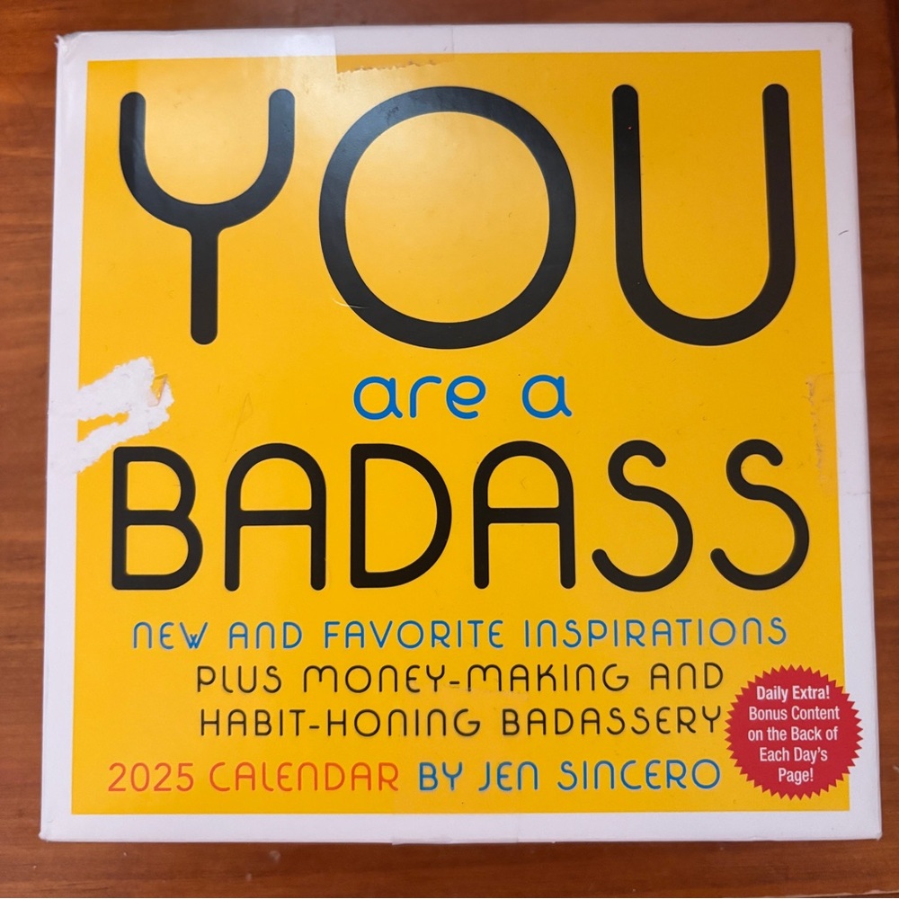 You Are a Badass 2025 Calendar